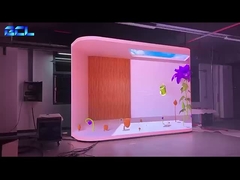 नंगे आंख 3D P3.91 आउटडोर एलईडी वीडियो वॉल 1/4 स्कैन मोड और 6 मिमी पिक्सेल पिच के साथ