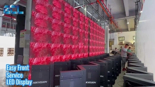 इनडोर एलईडी स्क्रीन: फ्रंट सर्विस और आसान इंस्टालेशन