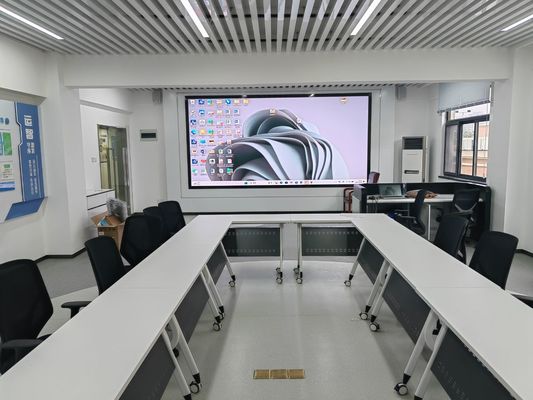 उच्च ग्रेस्केल सीओबी एलईडी डिस्प्ले स्क्रीन पी0.9 1.25 1.5 मिमी कैपेसिटिव टच टाइप के साथ डिजिटल पोस्टर