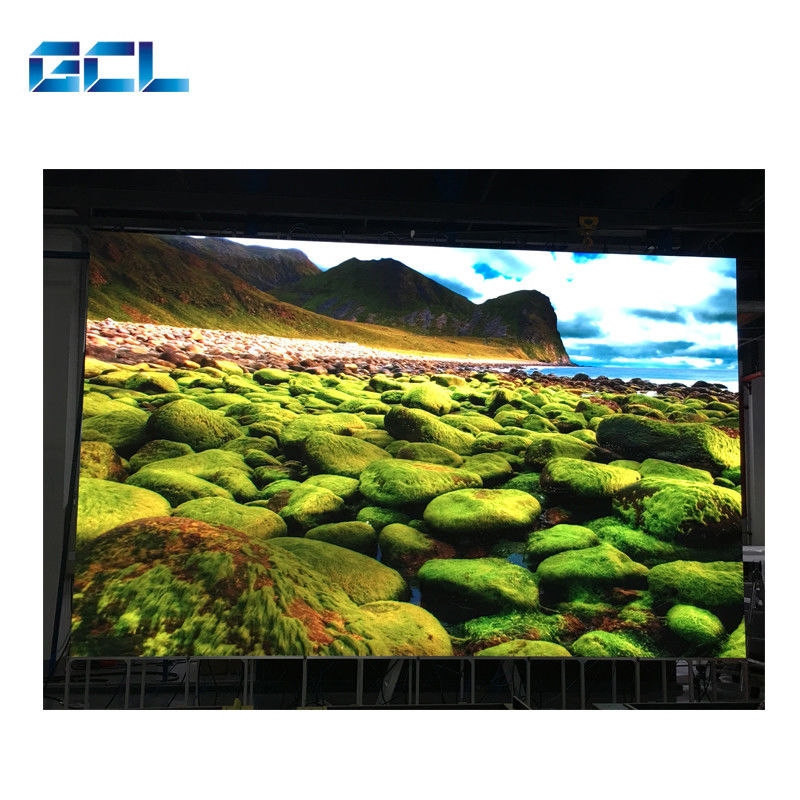 600*337.5mm HD इनडोर फिक्स्ड एलईडी डिस्प्ले डाई कास्टिंग एल्यूमीनियम संकीर्ण पिक्सेल पिच एलईडी डिस्प्ले