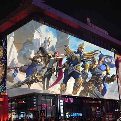 GCL P10 DIP फोटो मीडिया आउटडोर एलईडी डिस्प्ले बोर्ड कैपेसिटिव टच स्क्रीन के साथ