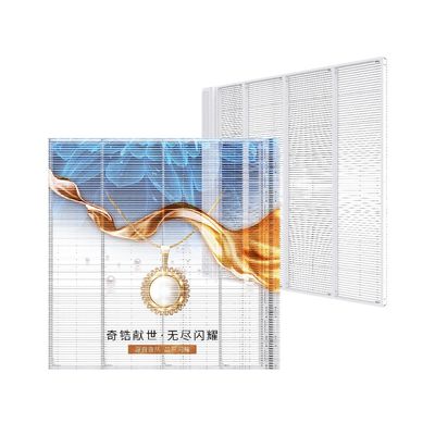 P2.6 P3.9-7.8mm Transparent Display Screen Installed On Indoor Glass Curtain Wall For Advertising Display And Concert Background Display Screen