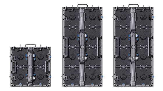 वृत्ताकार, वर्गाकार और घुमावदार एलईडी वीडियो दीवारों के लिए उपयुक्त इनडोर रेंटल डिस्प्ले स्क्रीन, P1.953mm और P2.6mm रिज़ॉल्यूशन के साथ