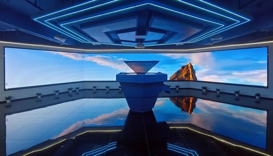 पी1.25 मिमी पिक्सेल पिच के साथ एलईडी वीडियो वॉल 800-1000nits चमक और सम्मेलन कक्षों, व्याख्यान कक्षों और प्रदर्शनी स्थानों के लिए पूर्ण फ्रंट रखरखाव।